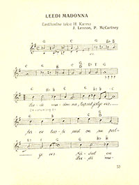 Leedi Madonna. Aarne Oit (Аарнэ Ойт). Laulge kaasa! 13 (Пойте с нами! 13) (Tallinn), kirjastus Eesti Raamat (Таллин), издательство Ээсти Раамат), 1969 - страница 53